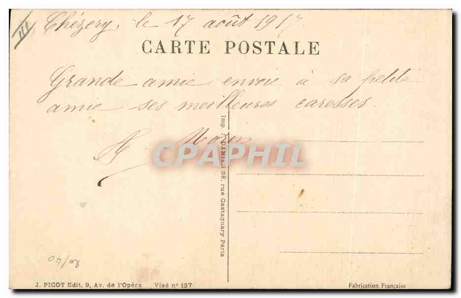 France protectrice — caricature de coqs — C. Sartini — Reverso