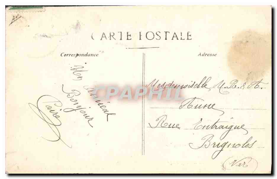 Ambulance Anglo-Française — Un coin du réfectoire — Édit. Claudius F, 16 rue de la République, Marseille — Rückseite