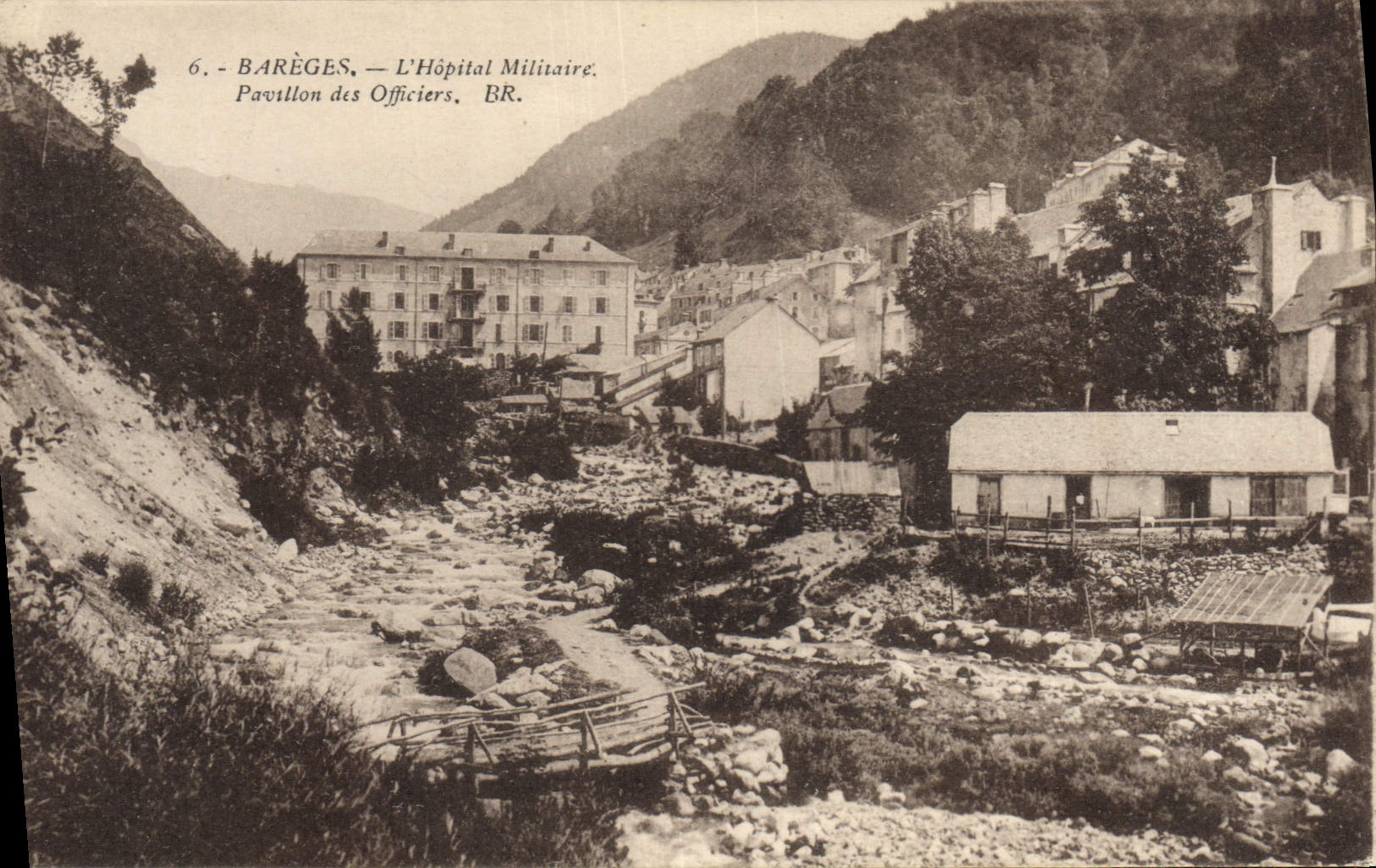 Barèges — L'Hôpital Militaire. Pavillon des Officiers — BR.