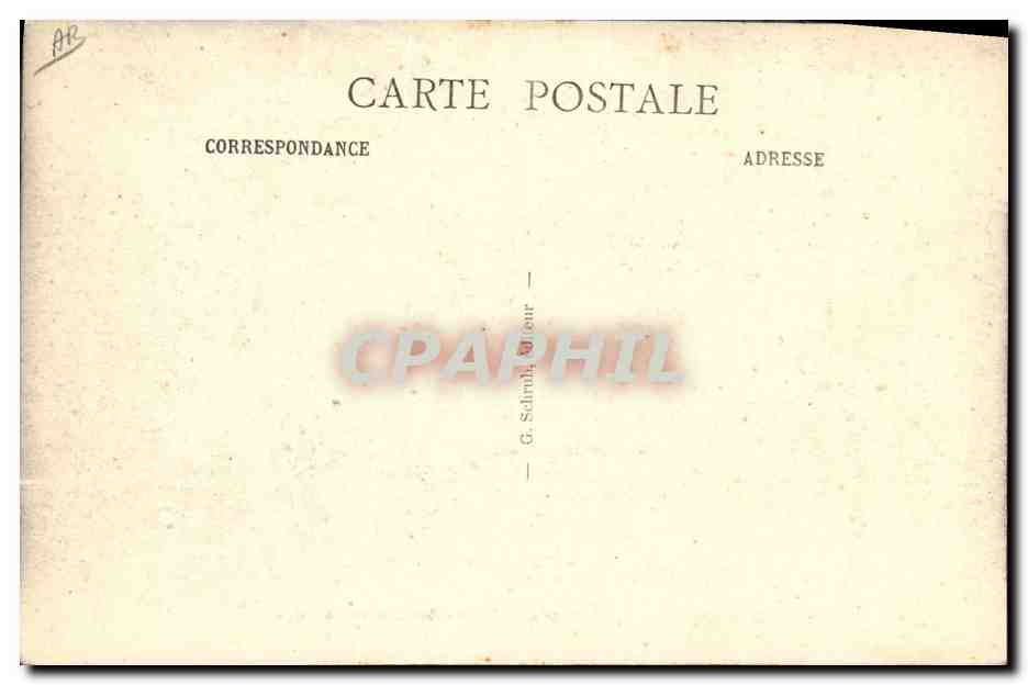Mayence — Hôpital militaire N°1 — Pavillon des Dames — éditeur G. Schmih, Salfour — Verso