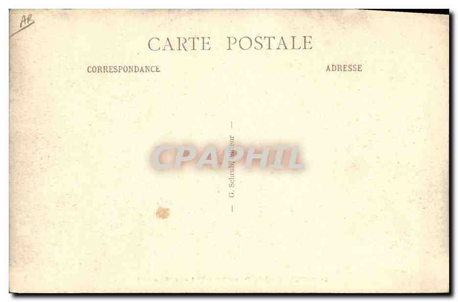 Mayence — Hôpital militaire N° 1 — La Maternité — Verso