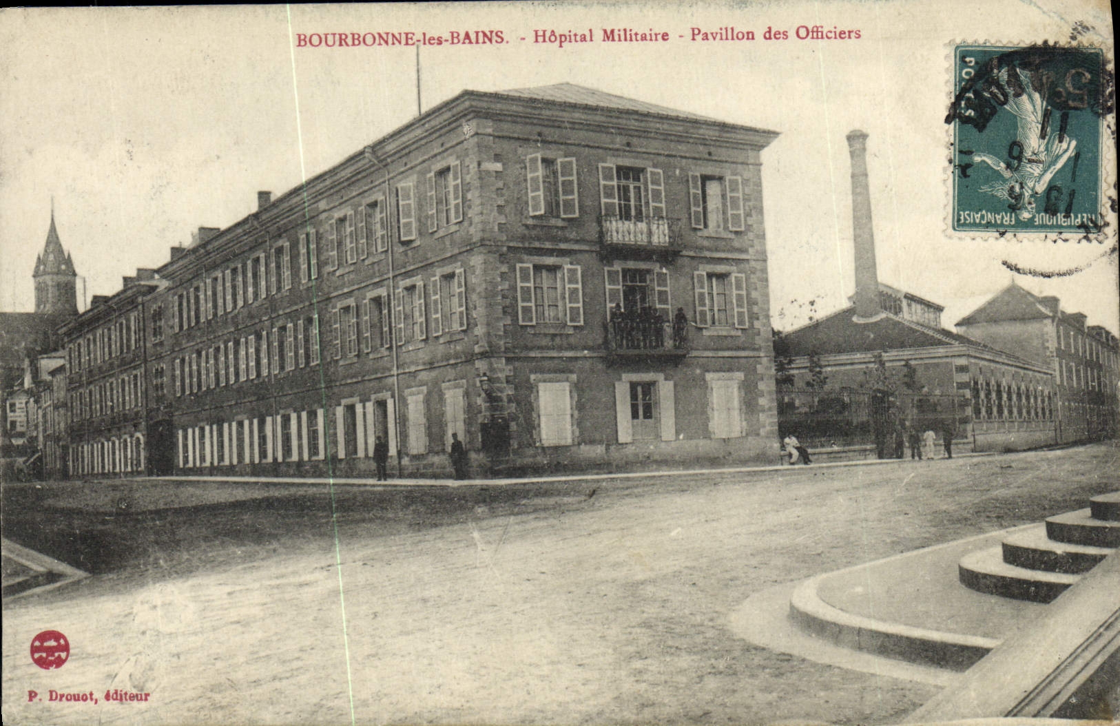 Bourbonne-les-Bains - Hôpital Militaire - Pavillon des Officiers — P. Drouot, éditeur