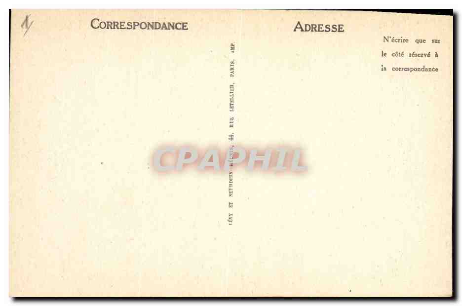 CPA Sante Militaria Amelie les Bains Vue generale et l'Hopital Militaire — Rückseite