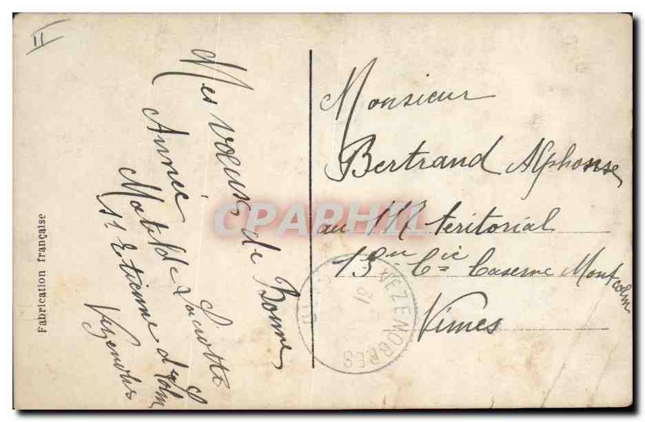 CPA Sante Militaria Infirmiere Croix Rouge — Rückseite