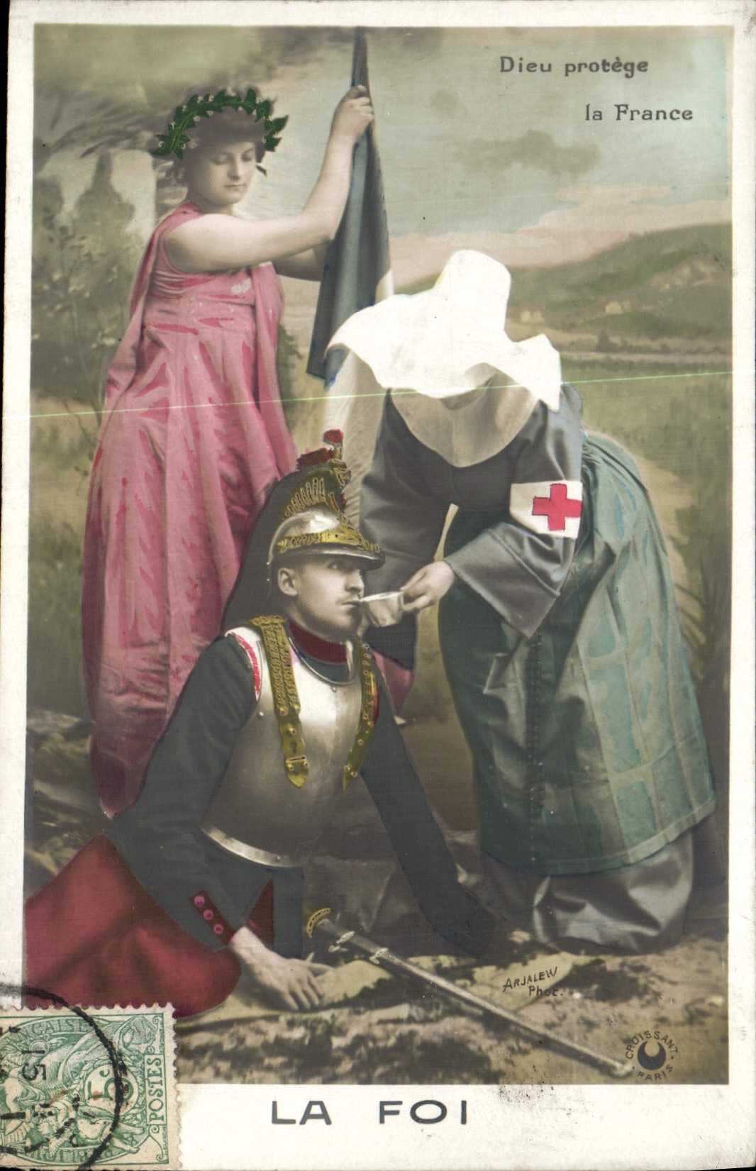 La Foi — Dieu protège la France — Arjalew, Croix-Saint, Paris