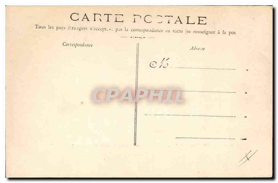 Bateau de guerre français — "GAULOIS" cuirassé d'escadre — Marine Militaire Française — Achterkant