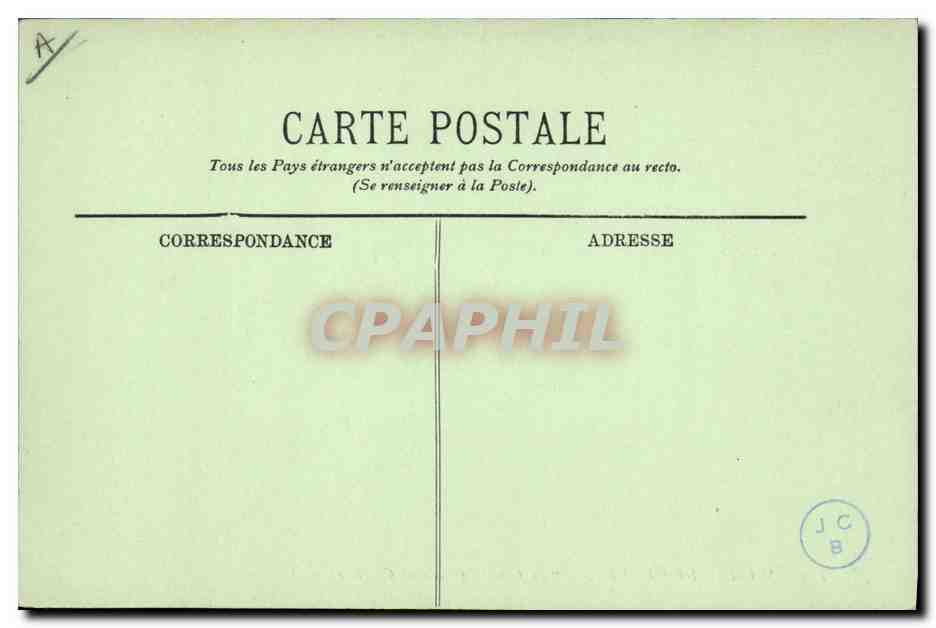 CPA Bateau Le Galilee — Verso