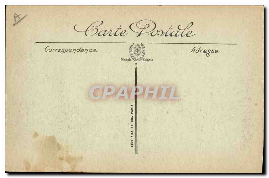 CPA Bateau Gaulois Cuirasse d'escadre  — Verso