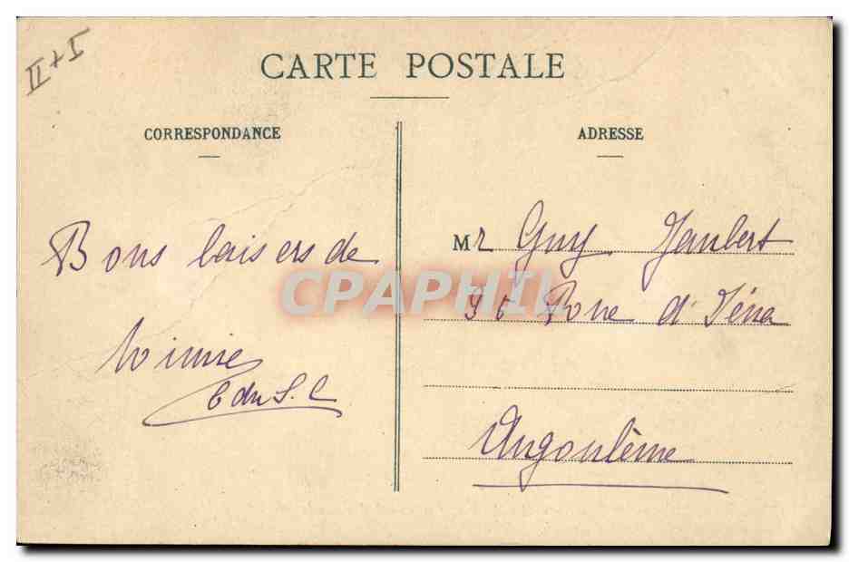 CPA Bateau La Gloire Croiseur Cuirasse — Verso