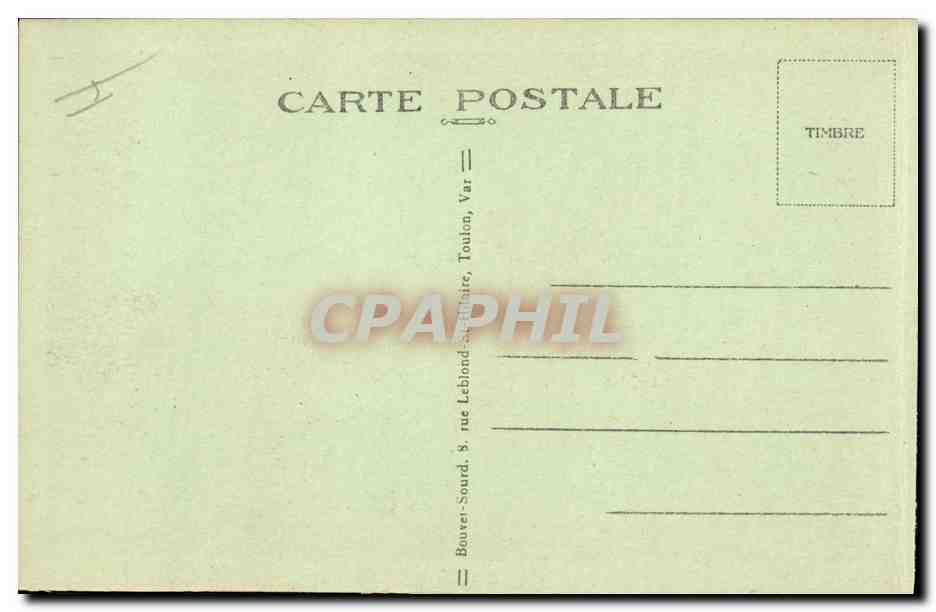 CPA Bateau La Gloire Croiseur Cuirasse — Verso