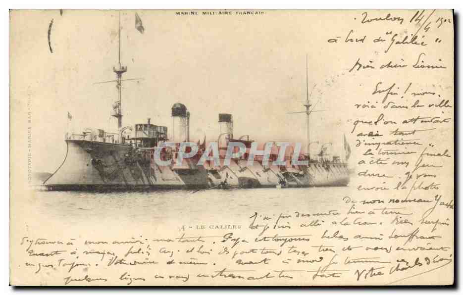 Le Calibre — navire de la Marine Militaire Française — Phototypie Marais Bar, n° 14