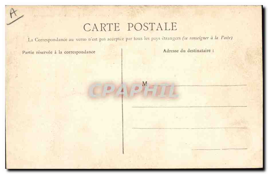 CPA Bateau Le Gaulois Cuirasse d'escadre — Verso