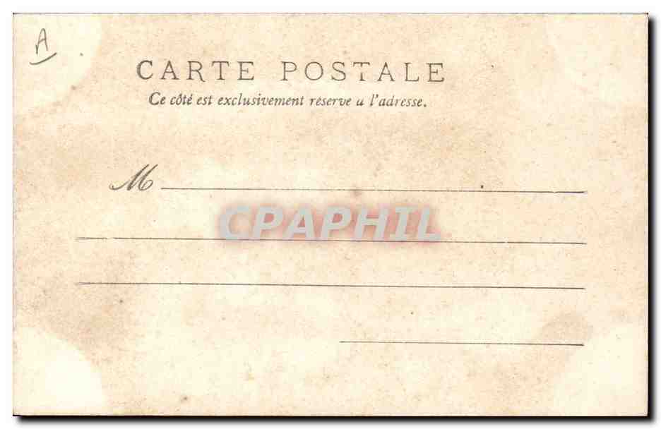 CPA Bateau Le Galilee — Verso