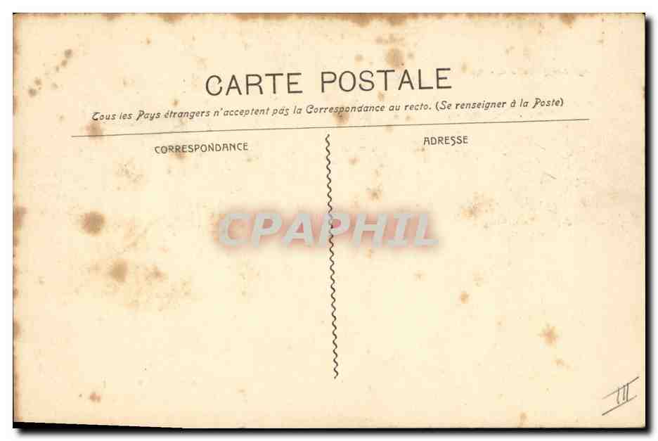 Cuirassé français "Le Gaulois" à Toulon — Guende phot. Marseille, n°399 — Verso