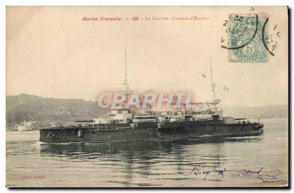 CPA Bateau Lorient Le Gueydon Croiseur Cuirasse