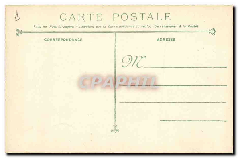 Cuirassé GAULOIS — Bateau de guerre français — éditeur non identifié, n° de série 37 — Reverso