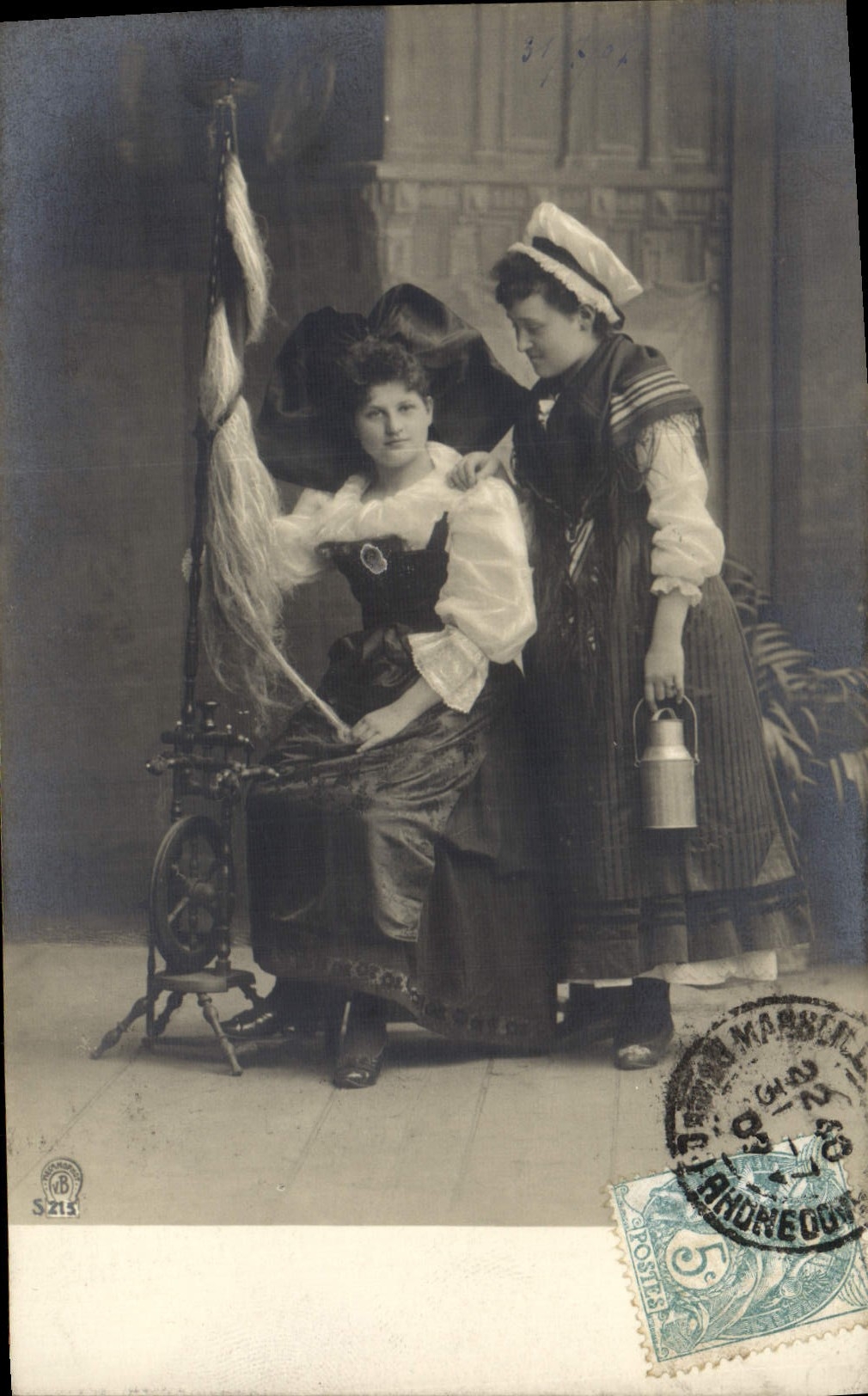 CPA Folklore Alsace 