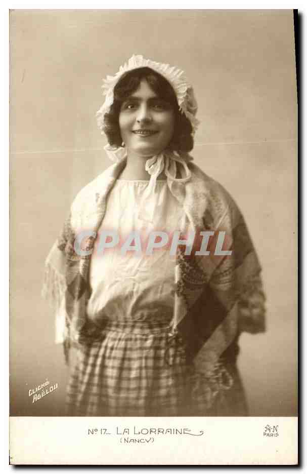 CPA Folklore Alsace La Lorraine Nancy