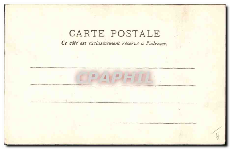 CPA Folklore Alsace  — Verso