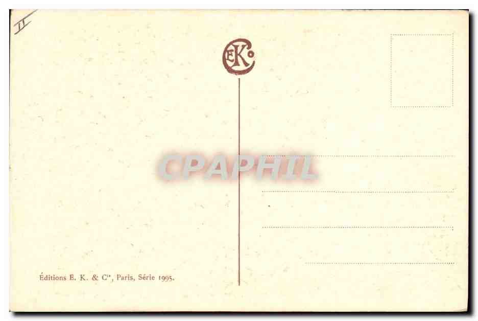 CPA Fantaisie Illustrateur Louis Dauphin — Rückseite