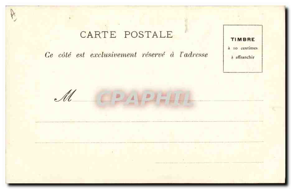 CPA Fantaisie Illustrateur Waterloo Aigle Napoleon 1er — Rückseite