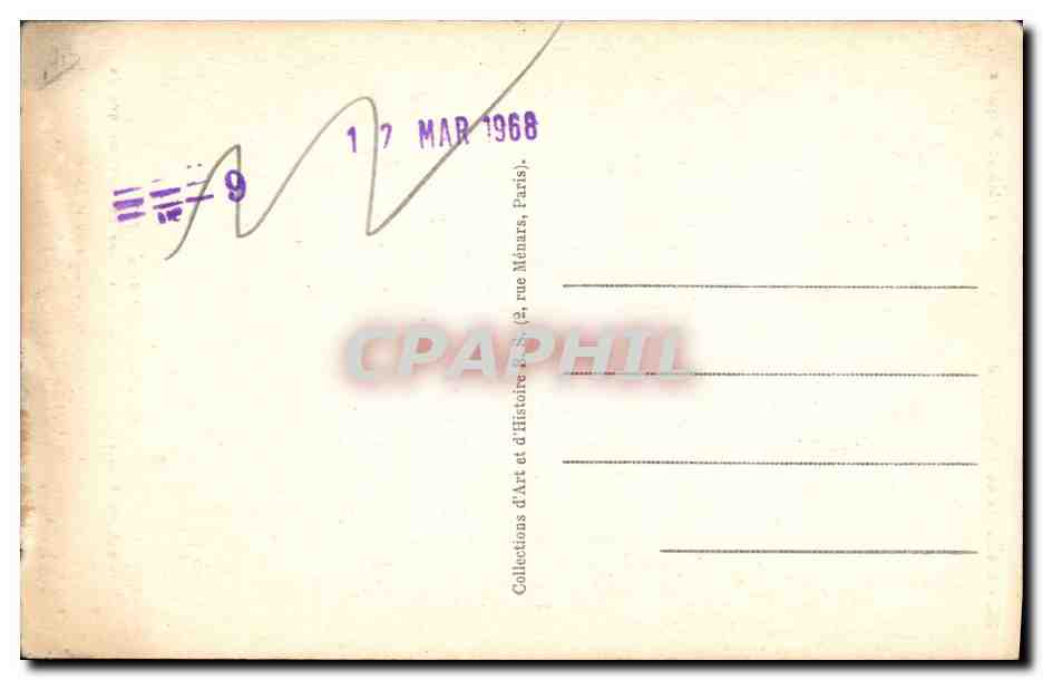CPA Fantaisie Illustrateur Daumier Les Robert Macaire — Verso