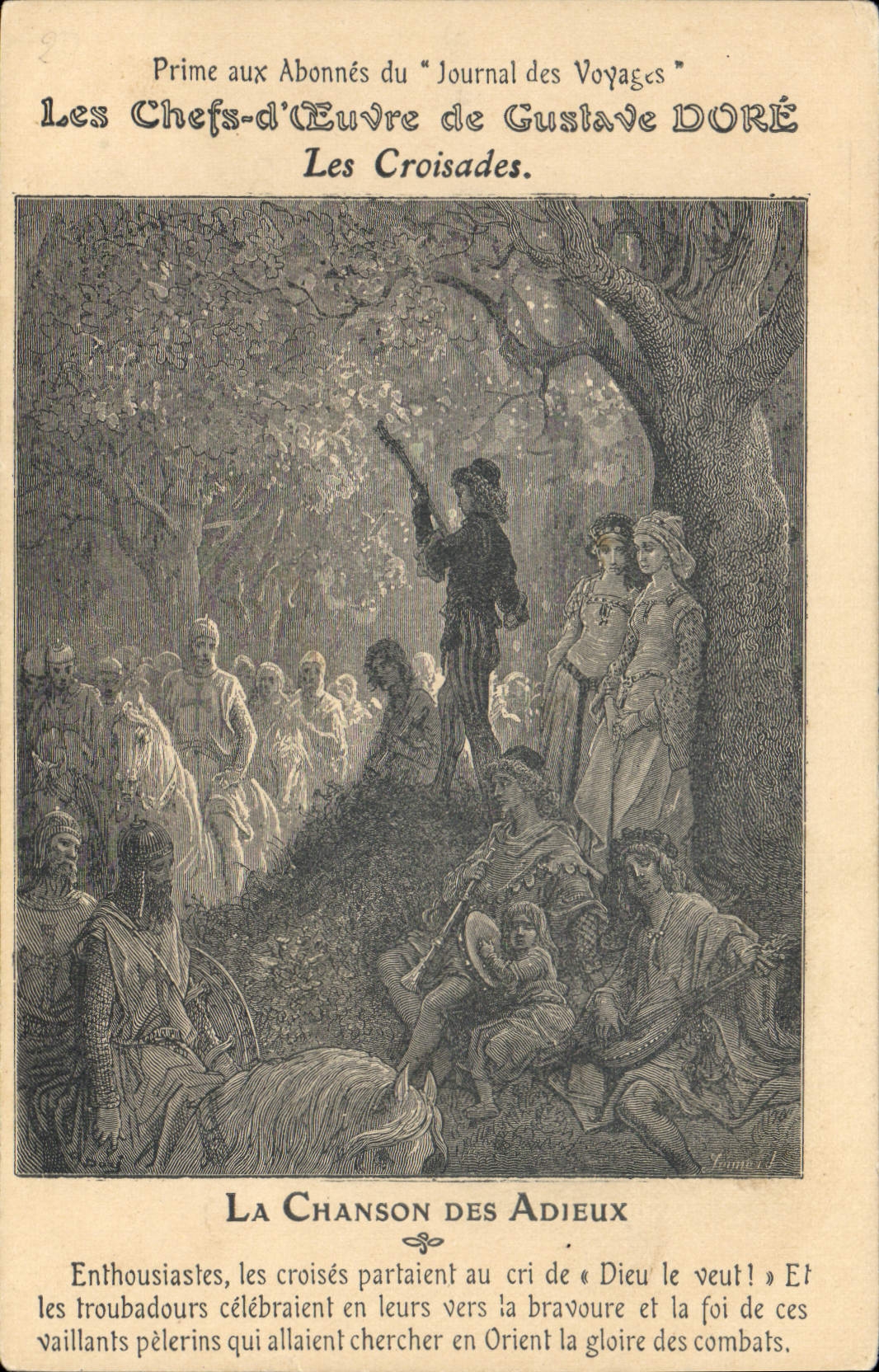 Les Chefs-d'Œuvre de Gustave DORÉ — Les Croisades — La Chanson des Adieux