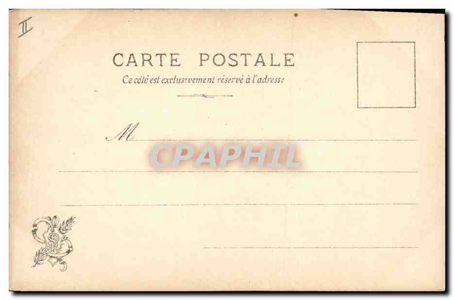 CPA Orientalisme Salon Exposition 1902 Claude Zaire — Rückseite