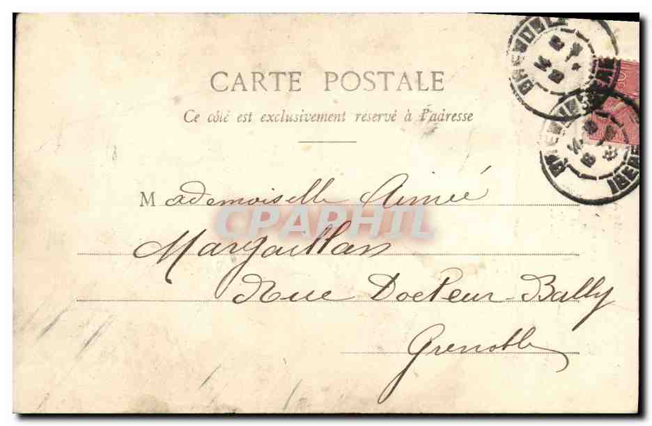 CPA Fantaisie Enfant Les surprises de la nouvelle annee 1904 — Verso