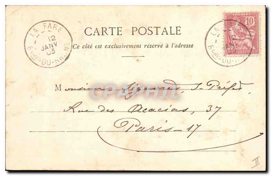 CPA Fantaisie Le bon roi Dagobert — Rückseite
