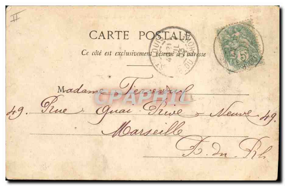 CPA Fantaisie Enfants Fetes et porte bonheur — Rückseite