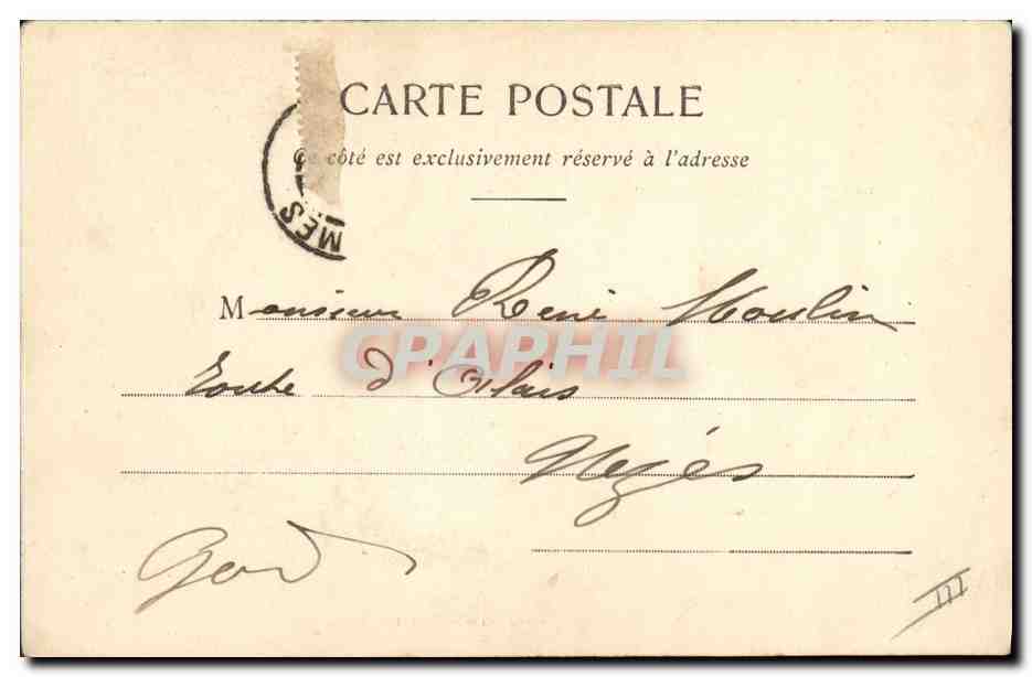 CPA Fantaisie Enfants Jeunes epoux — Verso