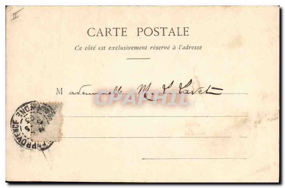 CPA Fantaisie Le bon roi Dagobert — Rückseite