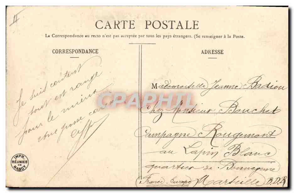 L'Abbé L'Amour — Édition Bergeret — N° 11 — Reverso