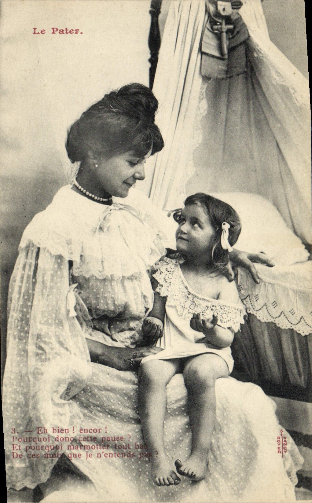 Mère et enfant — scène domestique — Le Pater, éditeur