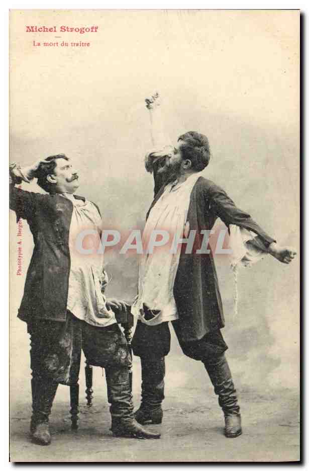 Michel Strogoff — La mort du traître — Phototypie A. Jurgens