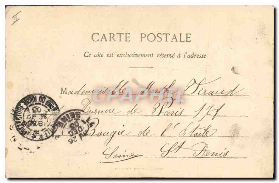 CPA Fantaisie Enfant Le petit Cyrano — Verso