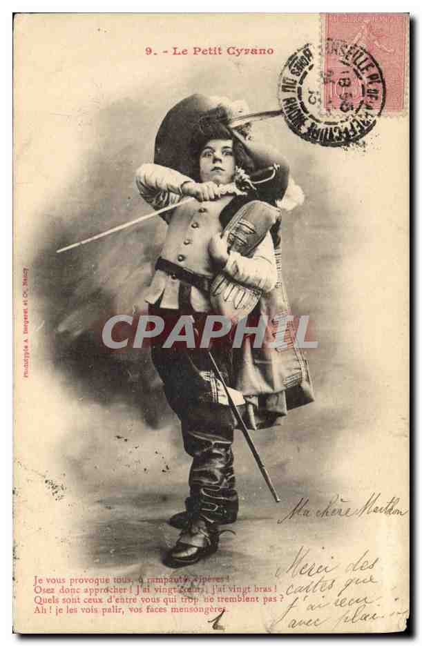 CPA Fantaisie Enfant Le petit Cyrano
