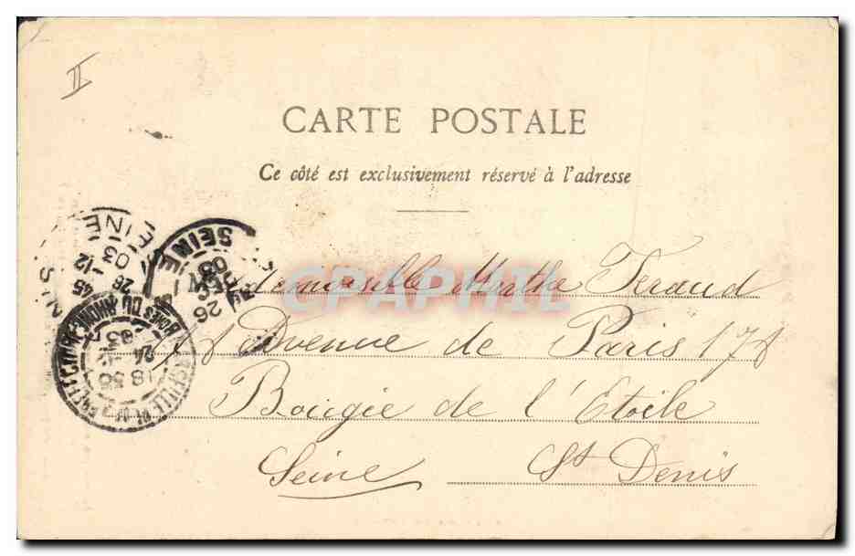 CPA Fantaisie Enfant Le petit Cyrano — Verso