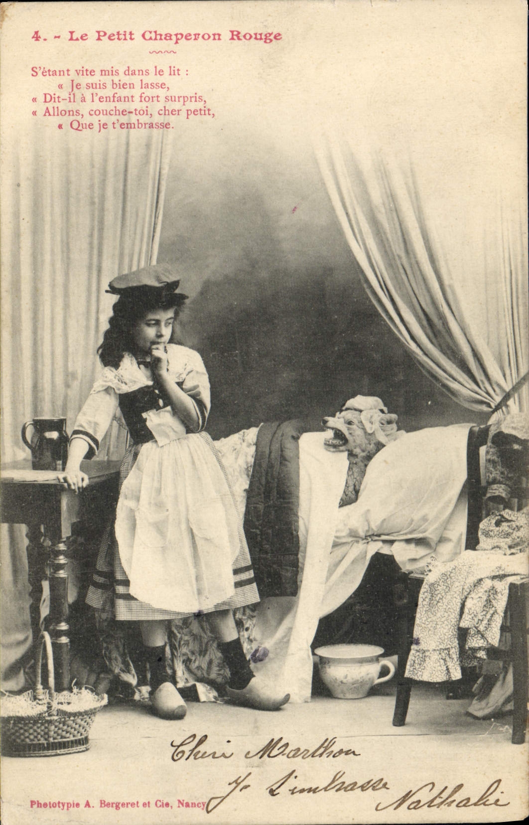 CPA Fantaisie Enfant Le petit chaperon rouge