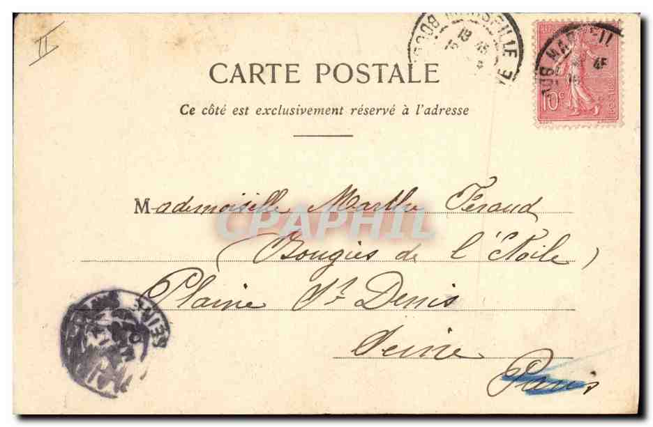 CPA Fantaisie Enfant Le petit chaperon rouge — Verso