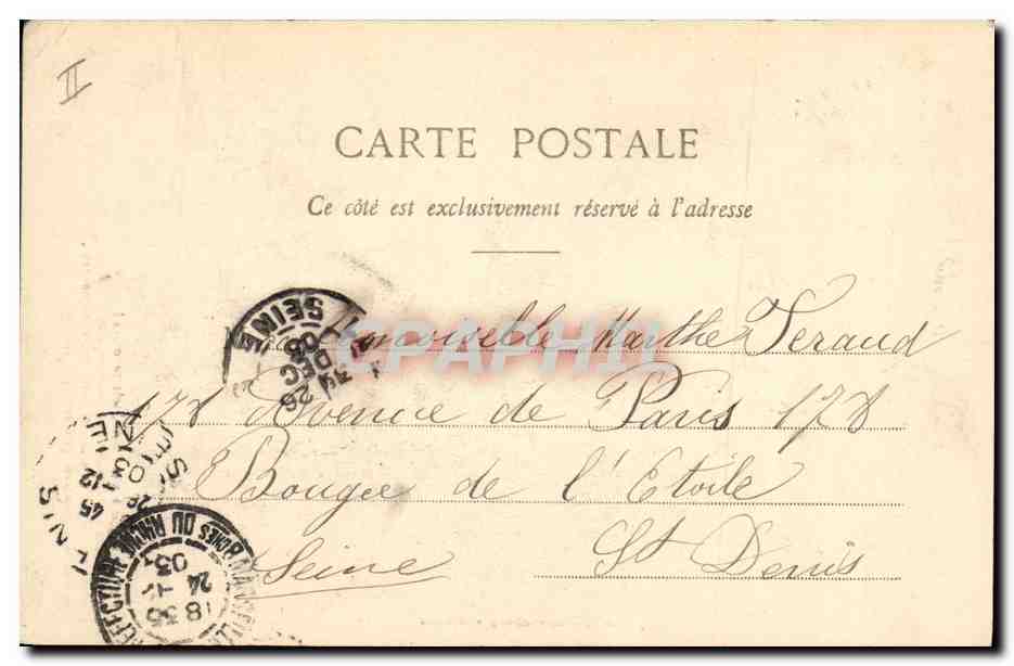 CPA Fantaisie Enfant Le petit Cyrano — Verso