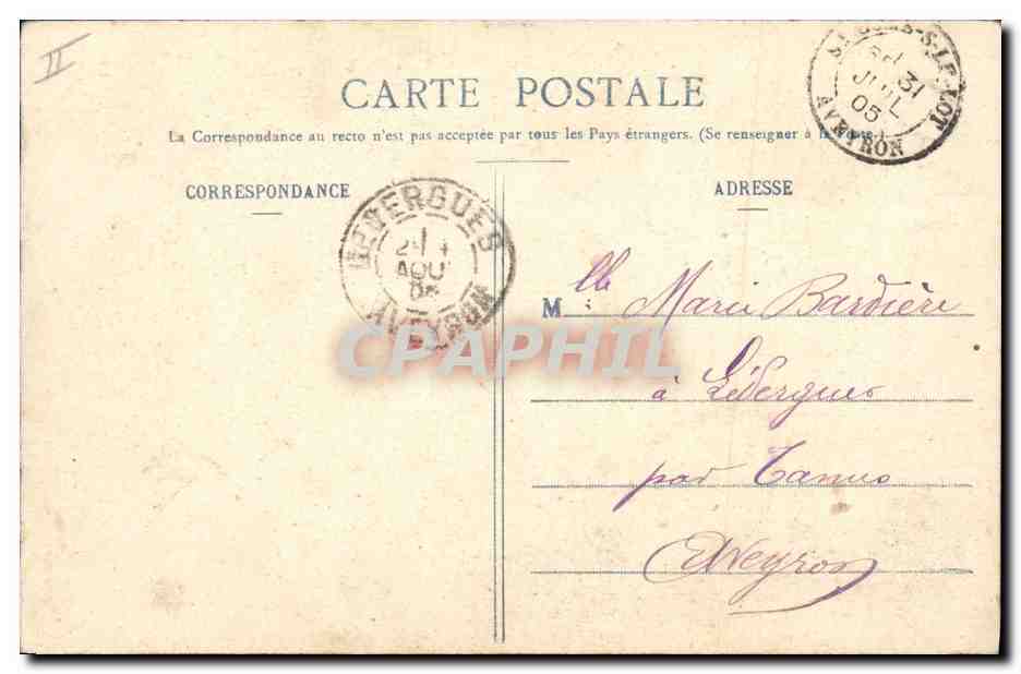 CPA Fantaisie Enfants les cerises — Verso