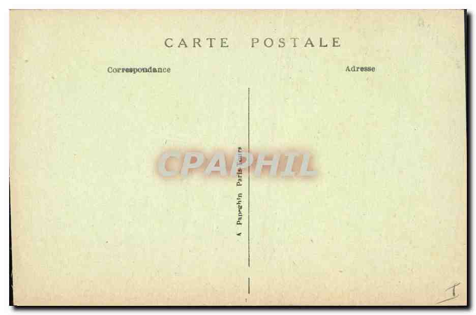 CPA Gargouille Paris Notre Dame Chimere  — Rückseite