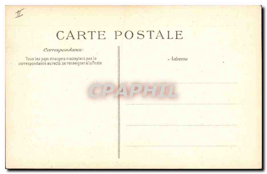 CPA Gargouille Paris Notre Dame Betes d'amortissement a la balustrade des Tours  — Rückseite