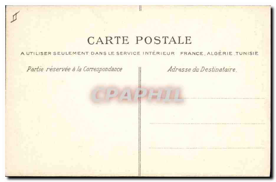 CPA Gargouille Paris Notre Dame Betes d'amortissement a la balustrade des Tours  — Verso
