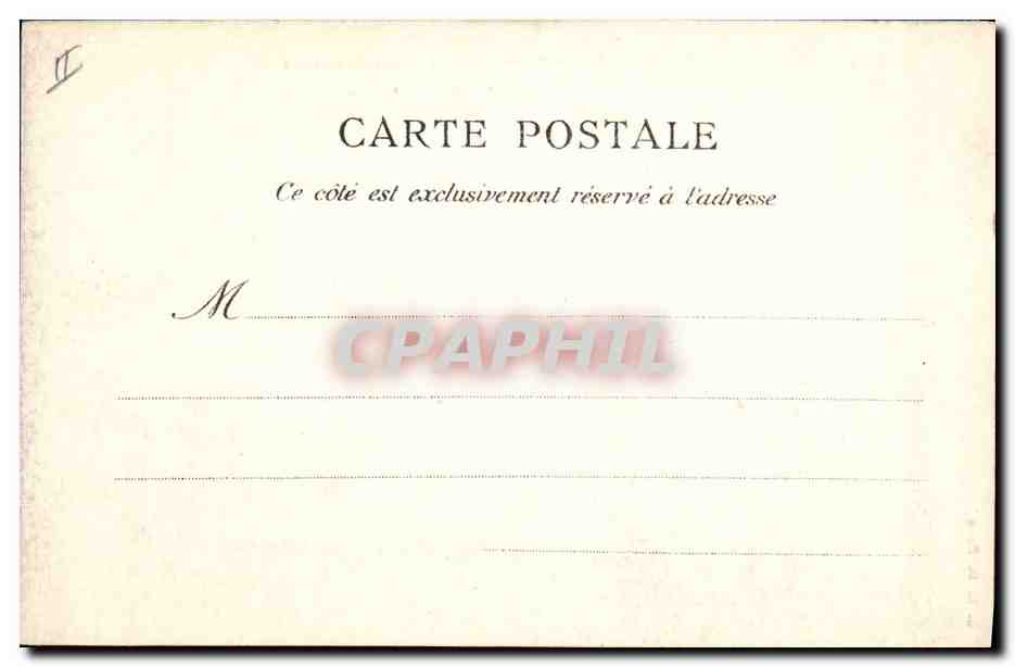 CPA Gargouille Paris Notre Dame Betes d'amortissement a la balustrade des Tours Elephant  — Verso