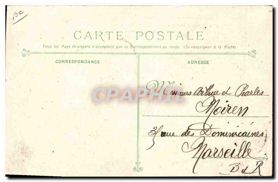 Toulon — Funérailles des victimes de la Couronne — Discours de l'Amiral de Montferrand — Verso