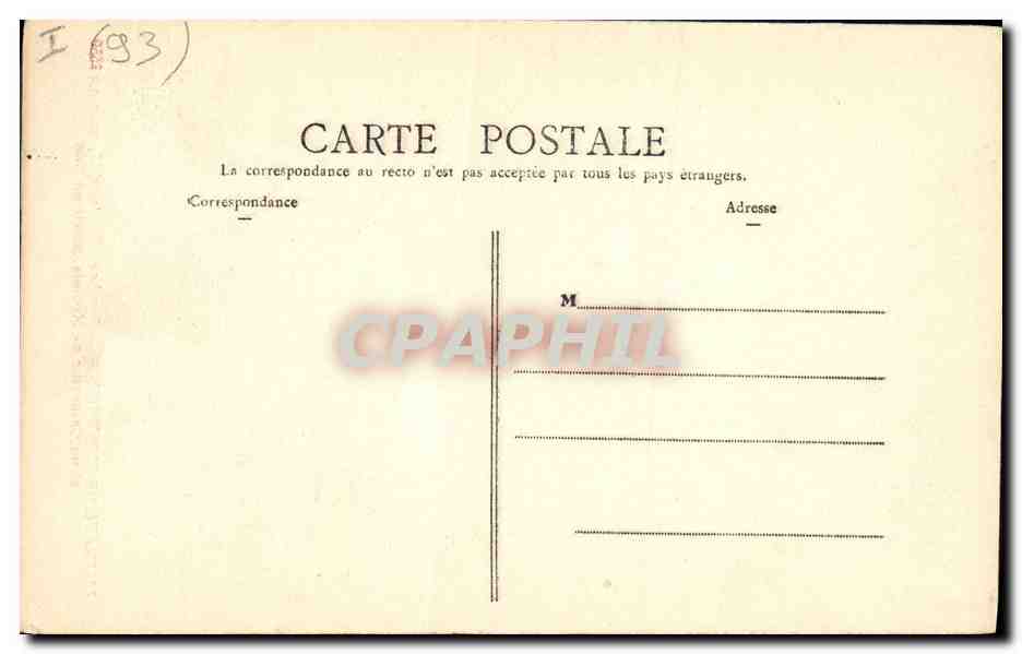CPA Abbaye de Saint Denis Tombeau de Henri II et de Catherine de Medicis  — Rückseite