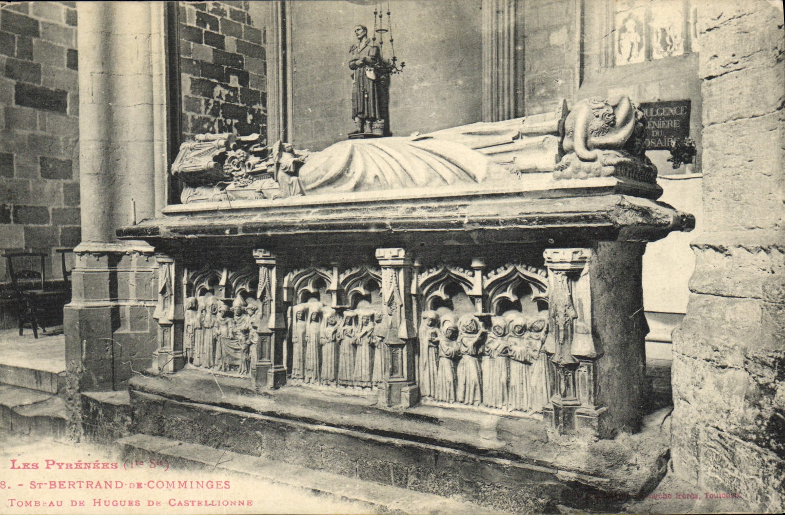 CPA St Bertrand de Comminges Tombeau de Hugues de Castellionne 